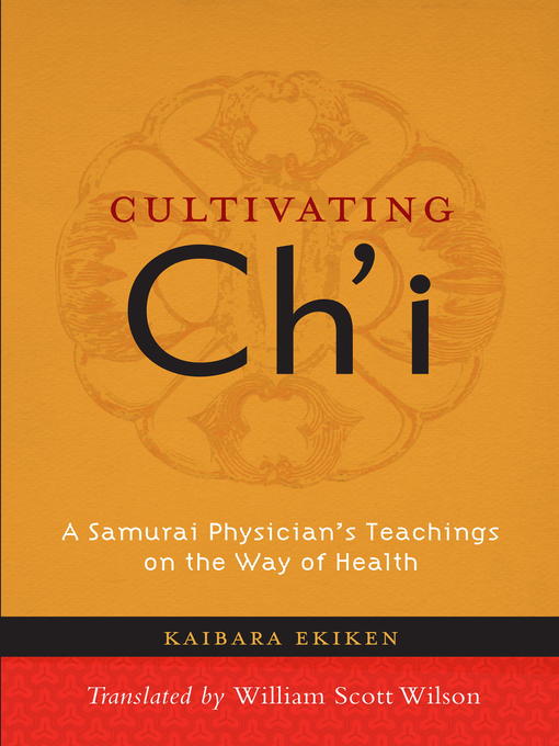 Title details for Cultivating Ch'i by Kaibara Ekiken - Available